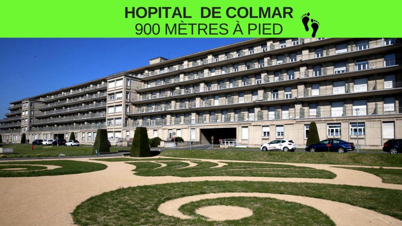 Colmar - La Cigogne - Balcon - Vue Degagee - Netflix - Wifi Fibre - Parking Gratuit - Quartier Populaire Exterior foto